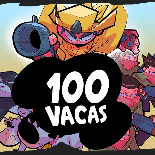 100 vacas banner logo